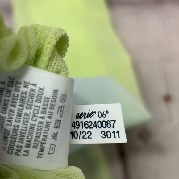 NWT Aerie Women Long Sleeve Sheer Mesh Crop Top Shirt Tee Size Small M290 -13 - Picture 9 of 15